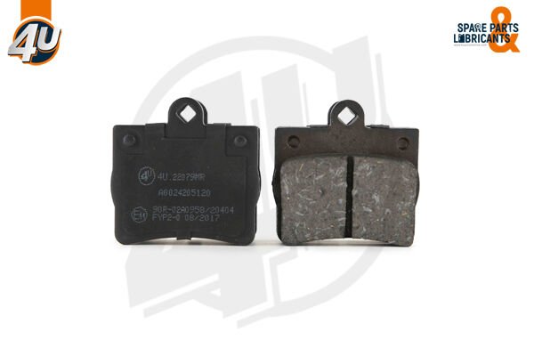 4U FREN BALATA ARKA C SERISI (W202) C 200 1993-2000/(W202) C 180 1993-2000/(W202) C 200 CDI 1993-2000/(W202) C 220 1993-2000/(W202) C 200 D 1993-2000/(W202) C 240 1993-2000/(W202) C 240 1993-2000