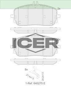 ICER FREN BALATASI ÖN C SERİSİ W206 - (2021-) 0004200204