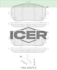 ICER FREN BALATASI ÖN C SERİSİ W206 - (2021-) 0004200204