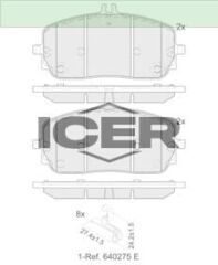 ICER FREN BALATASI ÖN C SERİSİ W206 - (2021-) 0004200204