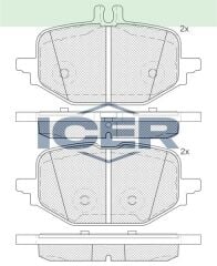 ICER FREN BALATASI ARKA MERCEDES W206 S206 C236 A236 W2 0004201104