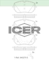 ICER BALATA ÖN DİSK MERCEDES-BENZ C CLASS W206 C200 C20 0004200004