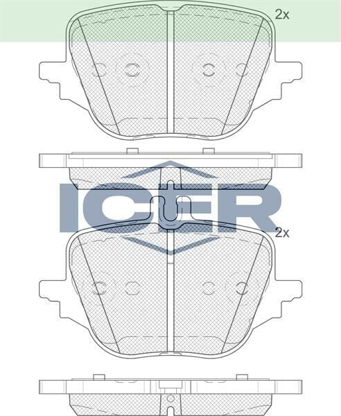 ICER FREN BALATASI ARKA MERCEDES W206 S206 C236 A236 W2 0004204103