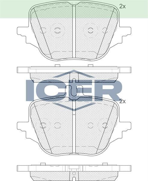 ICER FREN BALATASI ARKA MERCEDES W206 S206 C236 A236 W2 0004204103