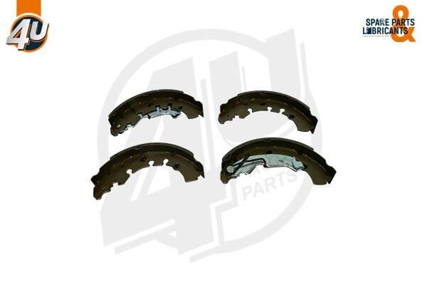 4U FREN PAPUC BALATA ARKA FIAT GRANDE PUNTO (199) 1.2 MPI LEVYELI 203,2X38 mm 2005-2012/OPEL CORSA D 1.0 2006-2014/OPEL CORSA D 1.2 2006-2014 4241.P3
