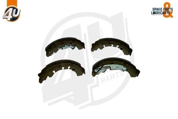4U FREN PAPUC BALATA ARKA FIAT GRANDE PUNTO (199) 1.2 MPI LEVYELI 203,2X38 mm 2005-2012/OPEL CORSA D 1.0 2006-2014/OPEL CORSA D 1.2 2006-2014 4241.P3
