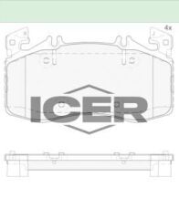ICER FREN BALATASI MERCEDES-BENZ A45 AMG 07.19> 0004202203