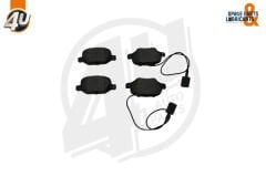 4U FREN BALATA ARKA CIFT FISLI FIAT LINEA (323) 1.6 MJT 2010- / LINEA (323) 1.4 2010-