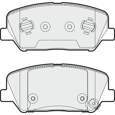 HI-Q FREN BALATA ON IKAZLI HYUNDAI I30 (GD) 1.6 GDI 2011-2017 / I30 (GD) 1.6 CRDI 2011-2017 / KIA CEE'D 1.6 CRDI 2012- 581012VA70