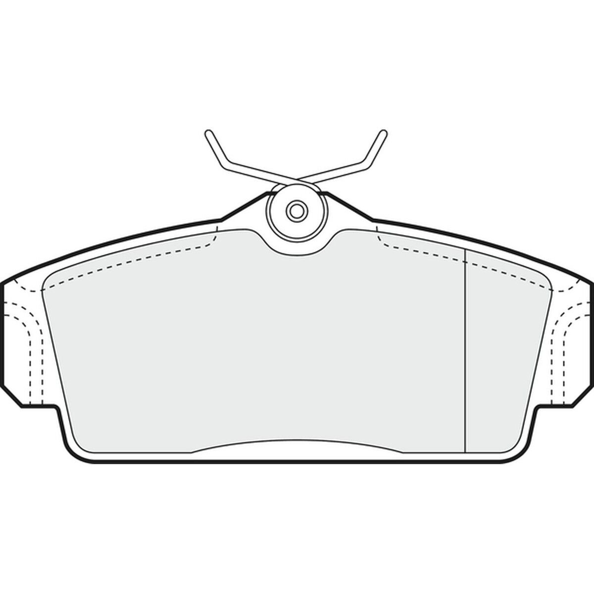 HI-Q FREN BALATA ON NISSAN PRIMERA 1.6i 16v 1996-2001/ 1.8i 16v 1996-2001/ 2.0i 16v 1996-2001/ 2.0 TD 1996-2001/ ALMERA II 1.5 DCI 2000-2007/ 1.5i 16v 2000-2007/ 2.2 DI 2000-2007/ 1.8i 2000-2007 410602F525