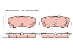 TRW DİSK BALATA FORD USA MUSTANG CONVERTİBLE MUSTANG COUPE