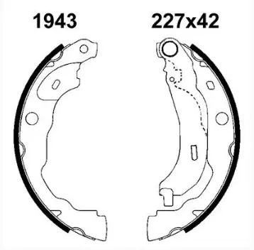 AP FREN PABUC BALATA ARKA RENAULT CLIO V 1.3 TCe / NISSAN JUKE 2019-