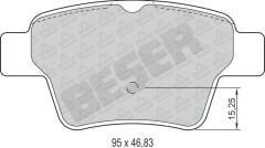 AP FREN BALATA ARKA PEUGEOT 307 1.6 90 HP 2000-2007 / 307 1.6 HDI 90 HP 2000-2007 / 207 1.4 HDI 2006-2012 / 207 1.6i 16v 2006-2012 / CITROEN C4 1.6 HDI 2004-2009/ C4 1.6 2004-2009 4253.25