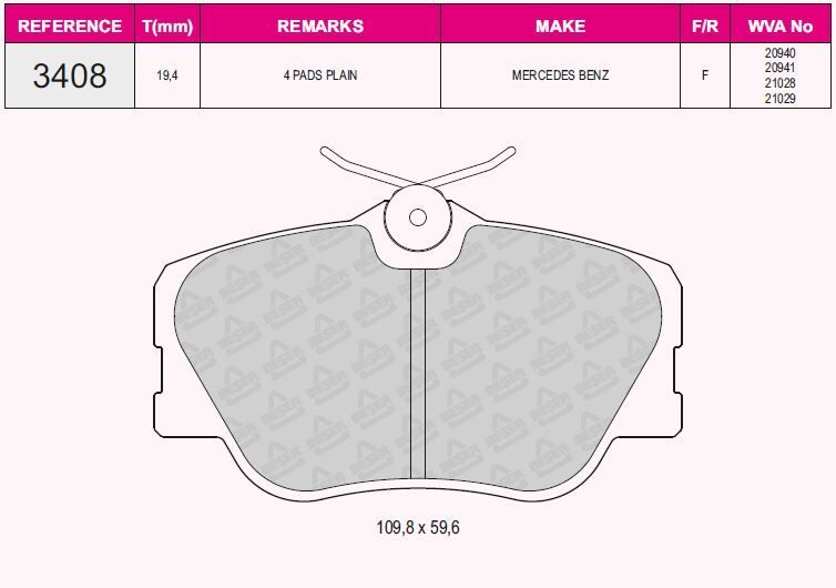 AYSAN MERCEDES W 124 KASA 200-230-250-300-201KASA 190 2.