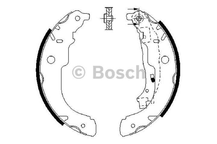 BOSCH FREN PAPUC BALATA ARKA PEUGEOT 207 1.4 - 1.6 HDI LEVYELI 227,4X42 mm 2006-2012/C3 II 1.4 - 1.6 HDI 2009-2016/C3 II 1.4 2009-2016/C3 II 1.6 VTI 2009-2016/DS3 1.6 THP 2009-2013/DS3 1.6 EHDI 2009-2013