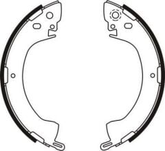 MGA FREN PABUC BALATA ARKA MITSUBISHI L 200 (K7T,K6T) 2.5 D 254X50,6 mm 1996-2007/MITSUBISHI L300 (P0W,P1W) 2.5 D /MITSUBISHI L 200 (K7T,K6T) 2.0 1996-2007/MITSUBISHI L 200 (K7T,K6T) 2.5 TD 1996-2007