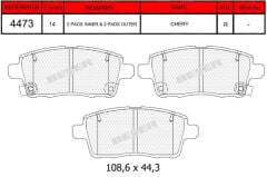 BEŞER FREN BALATA ARKA IKAZLI CHERY TIGGO 7 PRO 2023-