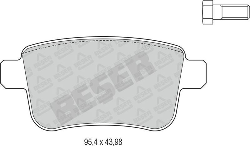 AP FREN BALATA ARKA RENAULT KANGOO (KW0/1) 1.5 DCI 2008- 440602605R