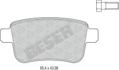 AP FREN BALATA ARKA RENAULT KANGOO (KW0/1) 1.5 DCI 2008- 440602605R
