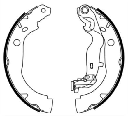 MGA FREN PAPUC BALATA ARKA DACIA DUSTER 1.5 DCI LEVYELI 229X42 mm 2012-/ DACIA DUSTER 1.6 16v 2012-