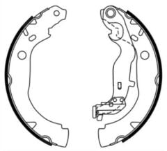 MGA FREN PAPUC BALATA ARKA DACIA DUSTER 1.5 DCI LEVYELI 229X42 mm 2012-/ DACIA DUSTER 1.6 16v 2012-