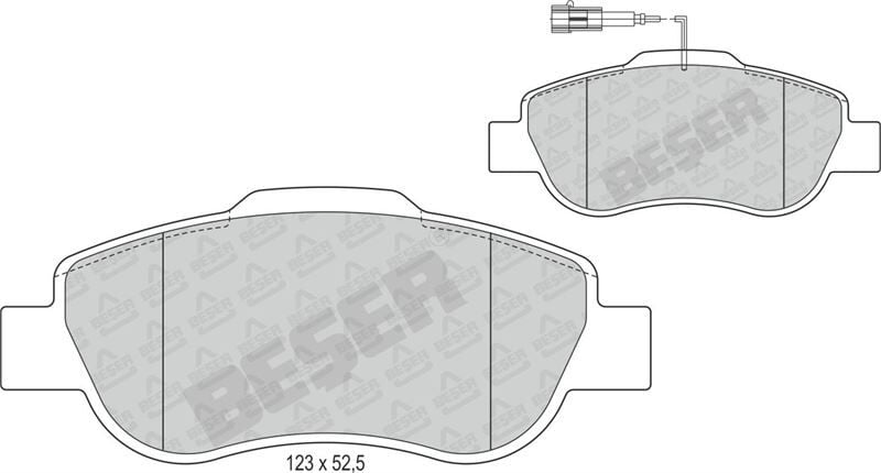 AP FREN BALATA ON FISLI FIAT G.PUNTO EVO (199) 1.3 MJT 2008-2012/ G.PUNTO EVO (199) 1.2i 2008-2012/ G.PUNTO EVO (199) 1.4 2008-2012/ G.PUNTO EVO (199) 1.6 2008-2012 71772815