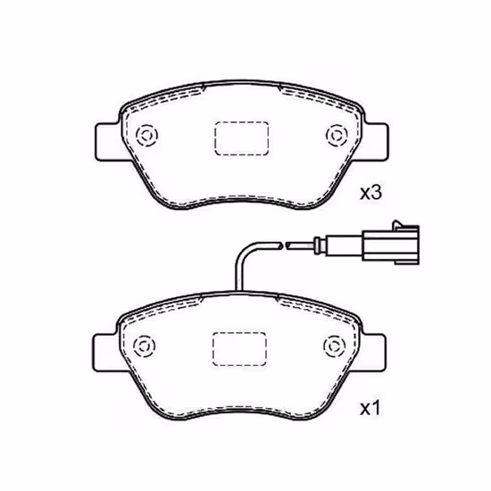 AP FREN BALATA ON CIFT FISLI FIAT LINEA 1.4 2010-/LINEA 1.6 MJT 2010-/PUNTO EVO 1.3 MJT 2009-2012/ALFA ROMEO MITO 1.6 JTD 2008-/MITO 1.4 T 2008-/CITROEN NEMO 1.3 HDI 2007-/BIPPER 1.3 HDI 2008-