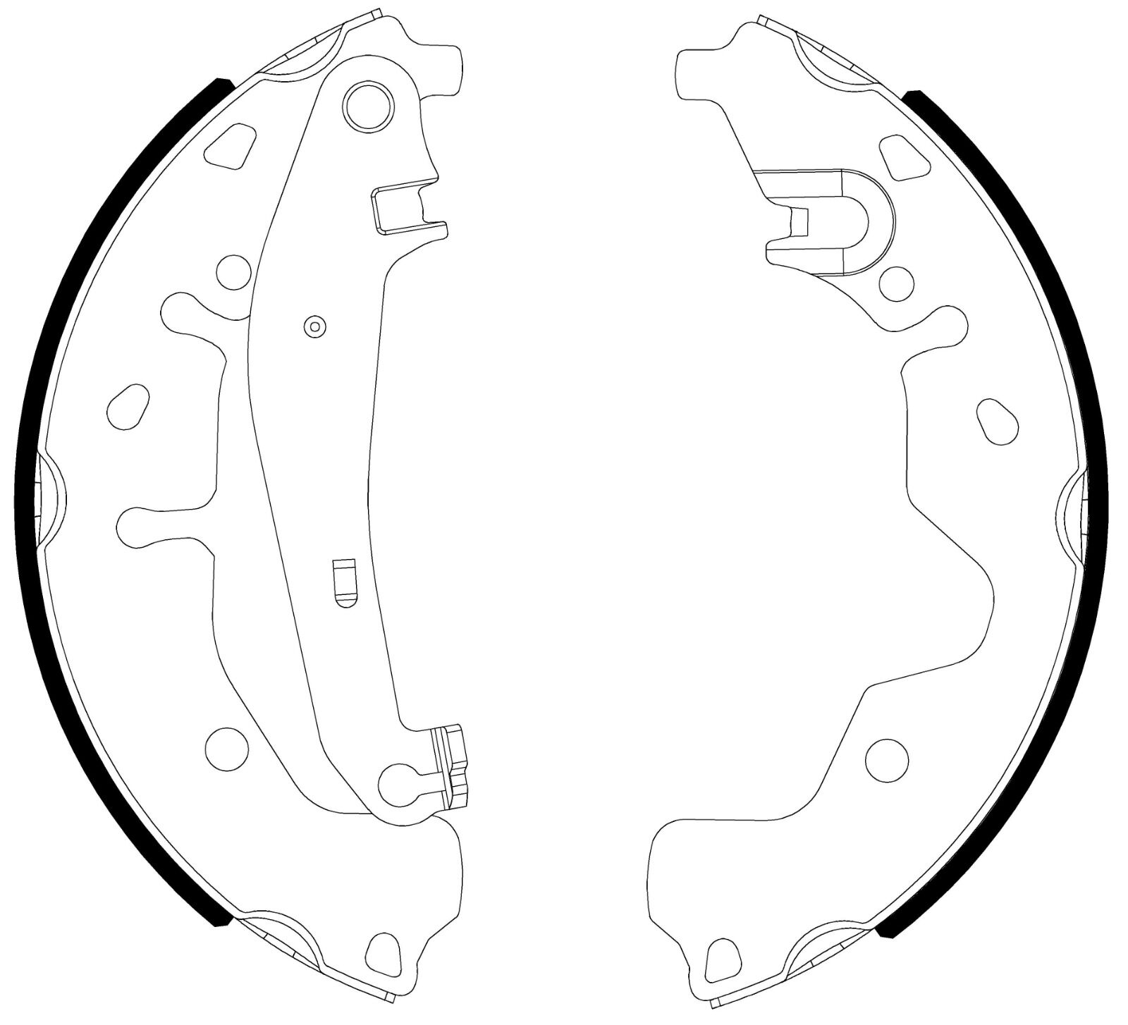 RECOVER PABUÇ BALATA ARKA FORD COURIER 2022-