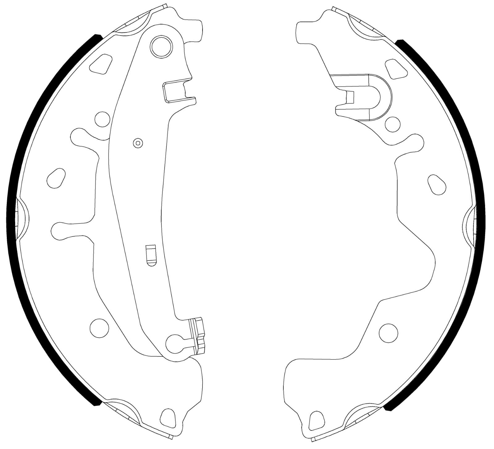 RECOVER PABUÇ BALATA ARKA FORD COURIER 2022-