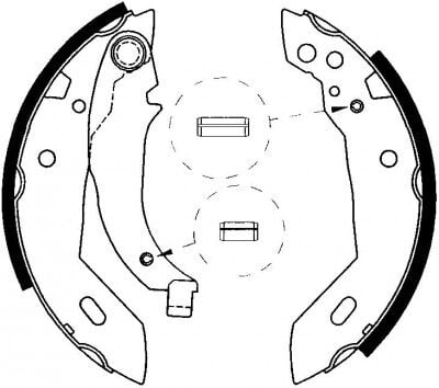 RECOVER ARKA PABUÇ BALATA XSARA (97-05) 205(83-94) 306 (93-01) 309 (89-93) ZX (93.97)