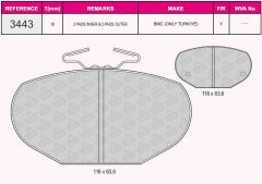 QCB ÖN BALATA BMC NISSAN LEVEND 2.5-3.O