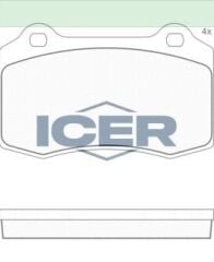 ICER ARKA BALATA P208 12 16GTİ 13=> DS3 10=> VOLVO S60 I R 2.5T (03-10) V70 II (03-10) S-YTPE XJ (02-09)