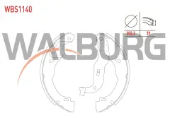 WALBURG FREN PABUC BALATA LEVYELI ARKA 202,2X39 RENAULT CLIO V 1.0 Sce - 1.0 Tce - 1.3 Tce - 1.5 BLUE DCI 2020-