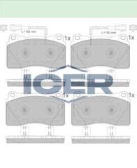 ICER FREN BALATA ON FISLI ALFA ROMEO GIULIETTA (940) 1.4 TB - 1.6 JTD 2010-