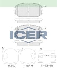 ICER FREN BALATASI ÖN HYUNDAI TUCSON IV