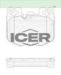 ICER FREN BALATASI ON BMW G42 G20 G21 G22 G23 G26 G05 G1 G06 G07 G29