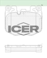 ICER FREN BALATASI ON BMW G42 G20 G21 G22 G23 G26 G05 G1 G06 G07 G29