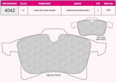 QCB FREN BALATA ON IKAZLI ASTRA H 1.3 CDTI 2004-2010/ ZAFIRA B 1.6 2005-2011/ COMBO C 1.3 CDTI 2001-2006/ MERIVA A 1.3 CDTI 2003-2010/ OPEL CORSA E 1.4 2014-/ CORSA E 1.2 2014-/ MERIVA B 1.4 2010-