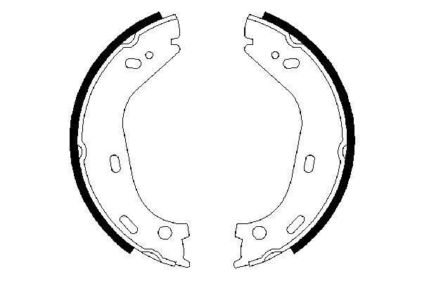 BOSCH FREN BALATASI ARKA (PARK FRENI) MERCEDES W116 W126 W123 R107 C107 YAYLI