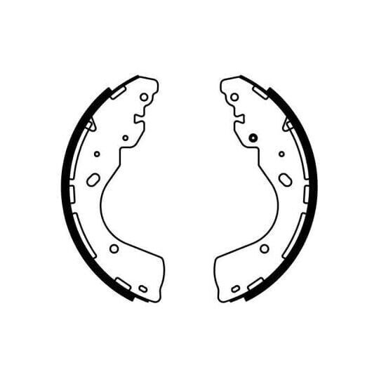 BSG FREN PABUC BALATA ARKA 294,4X55,7 FORD RANGER (ET) 2006-2011/ RANGER (ER) 1999-2006 / RANGER (TKE) 2011- / NISSAN NP300 NAVARA (D40) (D23) 2005-