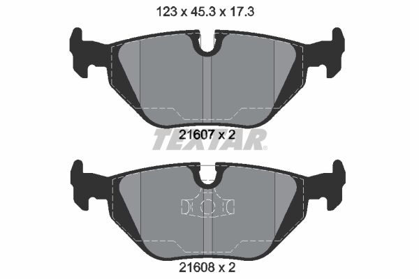 TEXTAR FREN BALATASI ARKA BMW E30 E36 E46 E85 E86