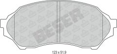 BSR FREN BALATA ON MAZDA 323 VI (BJ) 1.4i 16v 1998-2004 / 323 VI (BJ) 1.5i 16v 1998-2004 / 323 VI (BJ) 1.6i 1998-2004 B2YD3323Z