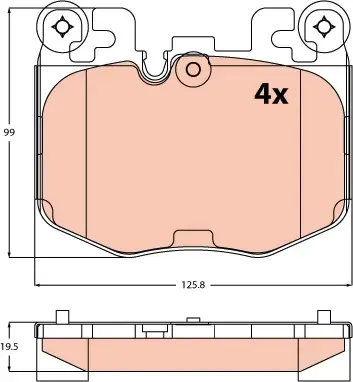 TRW FREN BALATASI ON BMW G42 G20 G21 G22 G23 G26 G05 G1 G06 G07 G29
