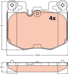 TRW FREN BALATASI ON BMW G42 G20 G21 G22 G23 G26 G05 G1 G06 G07 G29