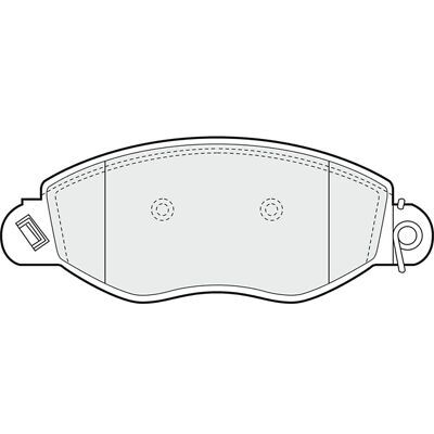 BSR FREN BALATA ON IKAZLI FORD TRANSIT (V184) ONDEN CEKISLI 2.0 TDCI - 2.3 16v - 2.4 DI - 2.4 TDCI - 2.4 TDE 2000-2006 1144288