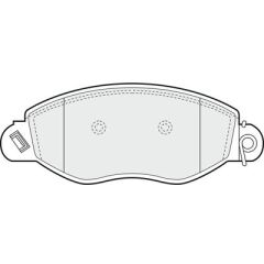 BSR FREN BALATA ON IKAZLI FORD TRANSIT (V184) ONDEN CEKISLI 2.0 TDCI - 2.3 16v - 2.4 DI - 2.4 TDCI - 2.4 TDE 2000-2006 1144288