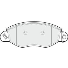 BSR FREN BALATA ON IKAZLI FORD TRANSIT (V184) ONDEN CEKISLI 2.0 TDCI - 2.3 16v - 2.4 DI - 2.4 TDCI - 2.4 TDE 2000-2006 1144288