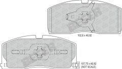 BSR FREN BALATA ON GEELY GEELY CK 1.3 2009-2011 0449187705000