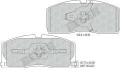 BSR FREN BALATA ON GEELY GEELY CK 1.3 2009-2011 0449187705000