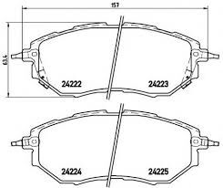 MGA BALATA ÖN DİSK SUBARU LEGACY 2.0cc 05-09-OUTBACK 3 26296AJ001